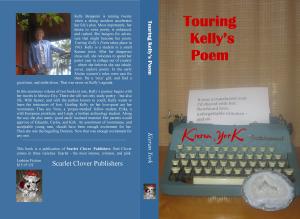 Touring Kelly's Poem Cover WIP blue back red Kieran tyoewriter